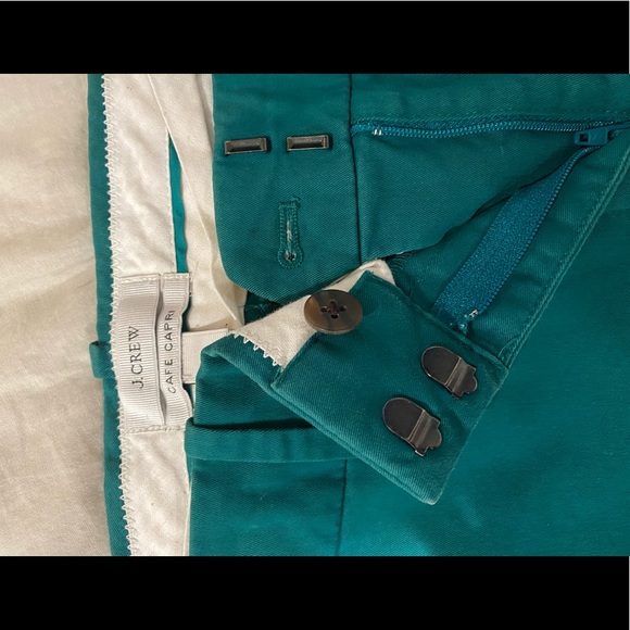 Teal J Crew Capri Pant - Picture 3 of 4